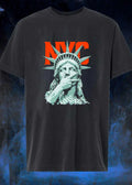 New York City Statue of Liberty Silence Gesture NYC T-Shirt