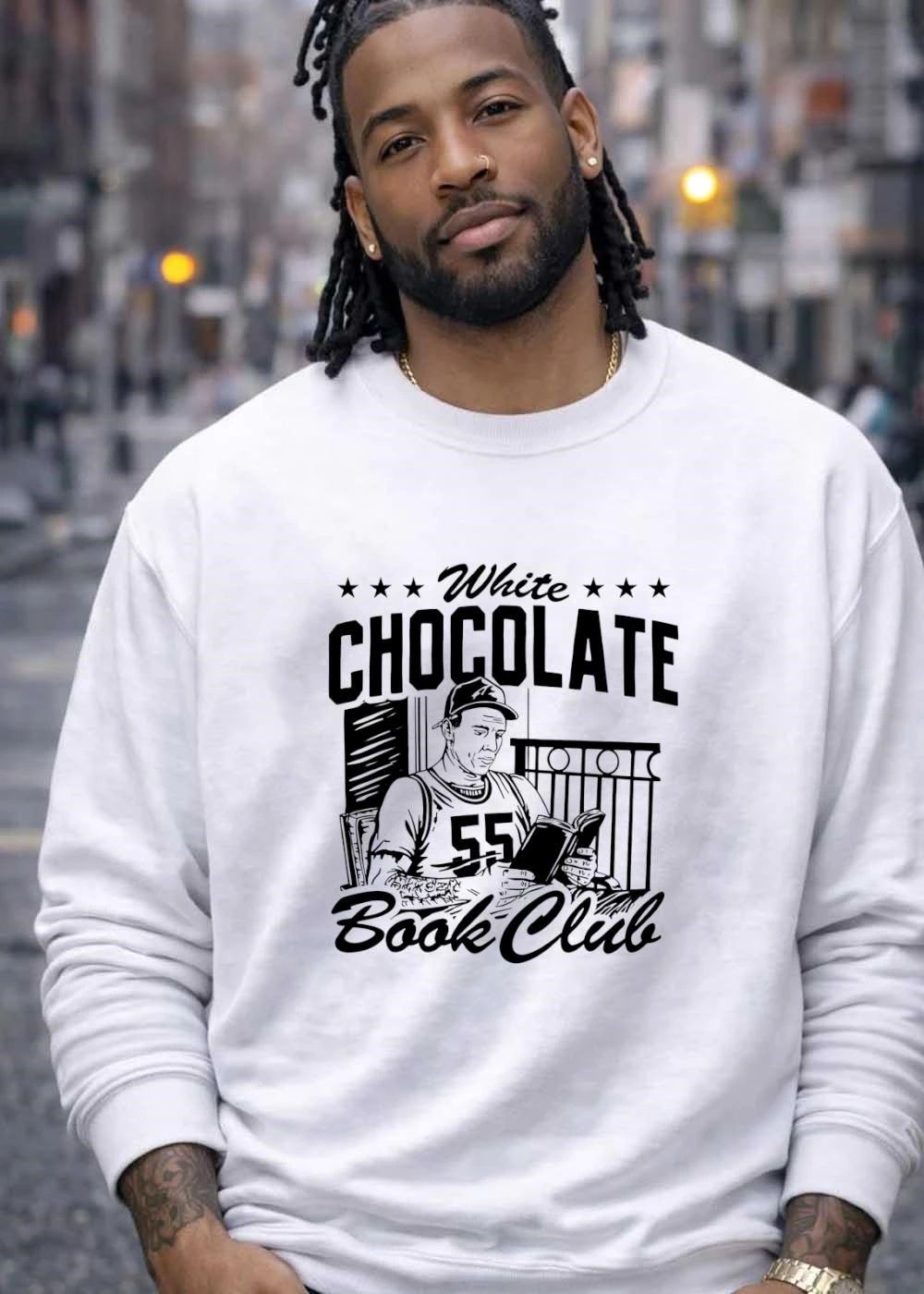 White Chocolate Book Club Jason Williams Reading Basketball T-Shirt