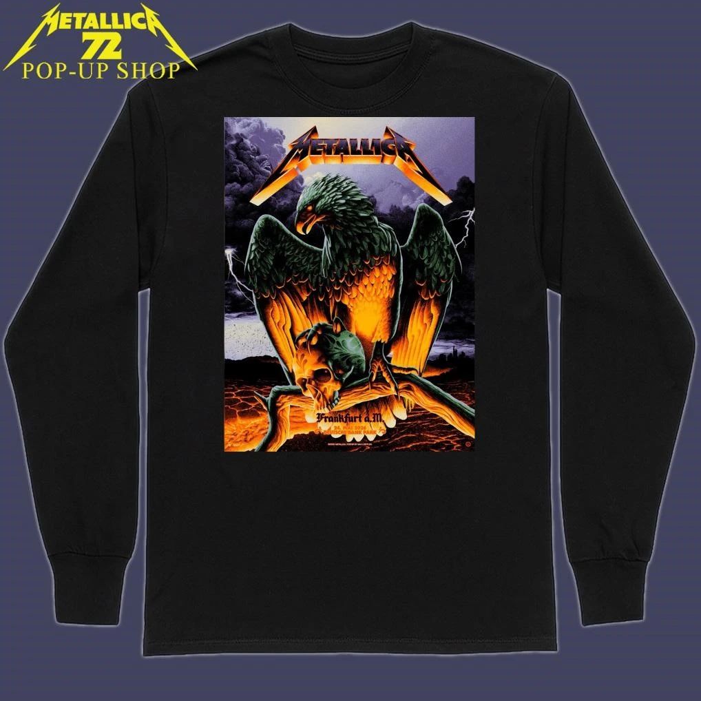 Metallica M72 Frankfurt May 24, 2026 Deutsche Bank Park Art By Max Löffler T-shirt