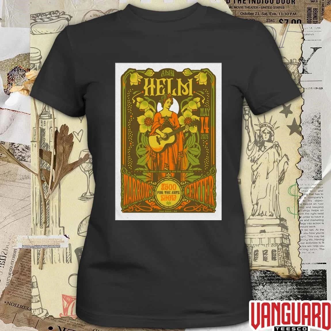 Amy Helm May 14 2026 Narrows Center For The Arts in Fall River, MA Poster t-shirt