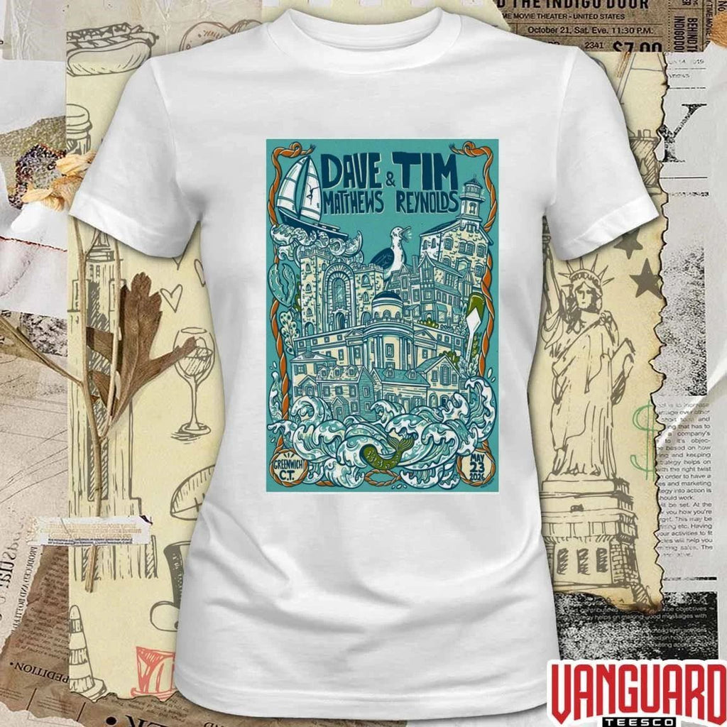 Dave Matthews and Tim Reynolds Greenwich, CT May 23 2026 Poster t-shirt