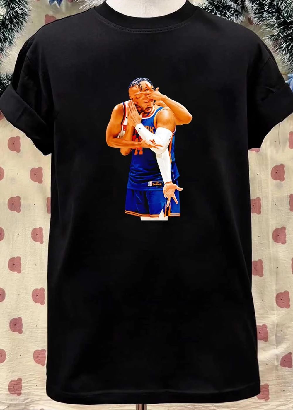 Jalen Brunson Prayer Hands Gesture New York Shirt T-Shirt