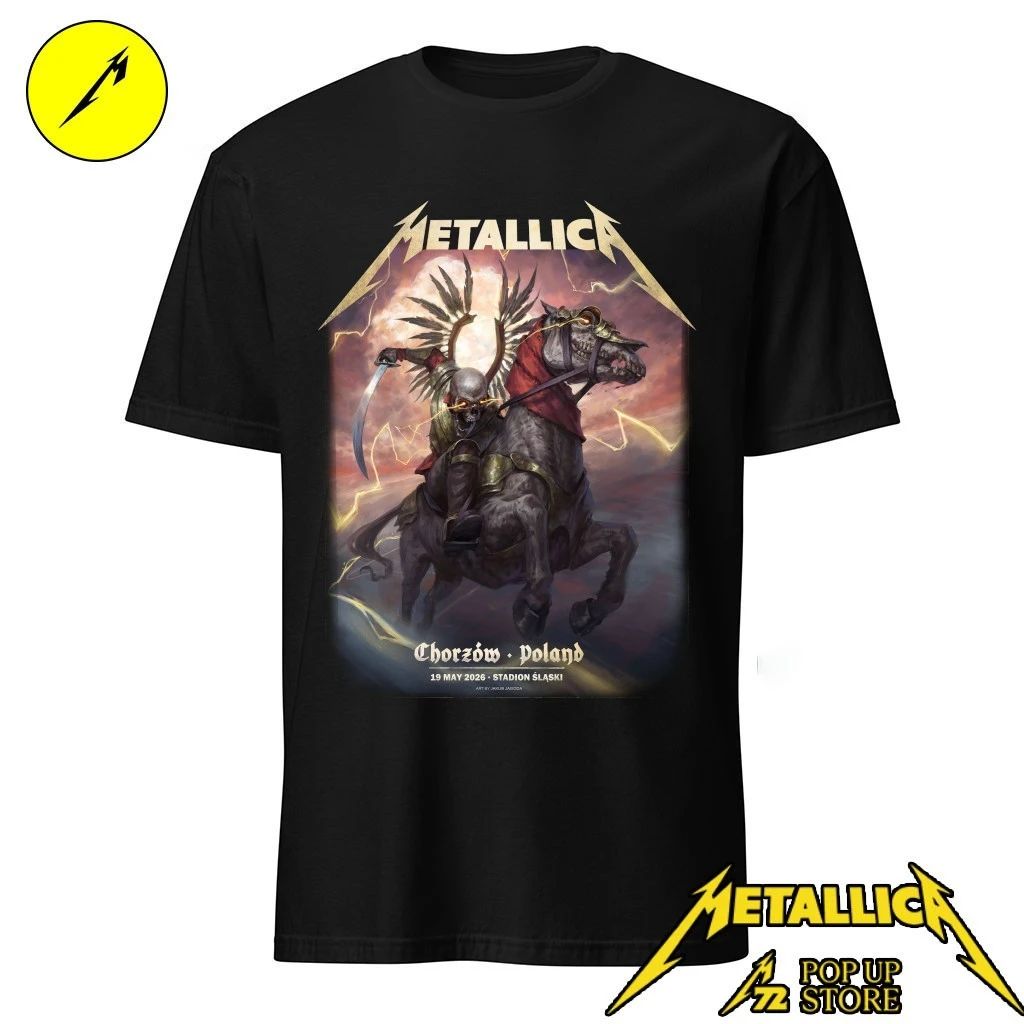 Metallica Chorzów, Poland May 19, 2026 Stadion Śląski Poster by Jakub Jagado Shirt