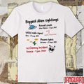 Biggest Alien Sightings Le Chesnay Incident France 4 January 2004 t-shirt