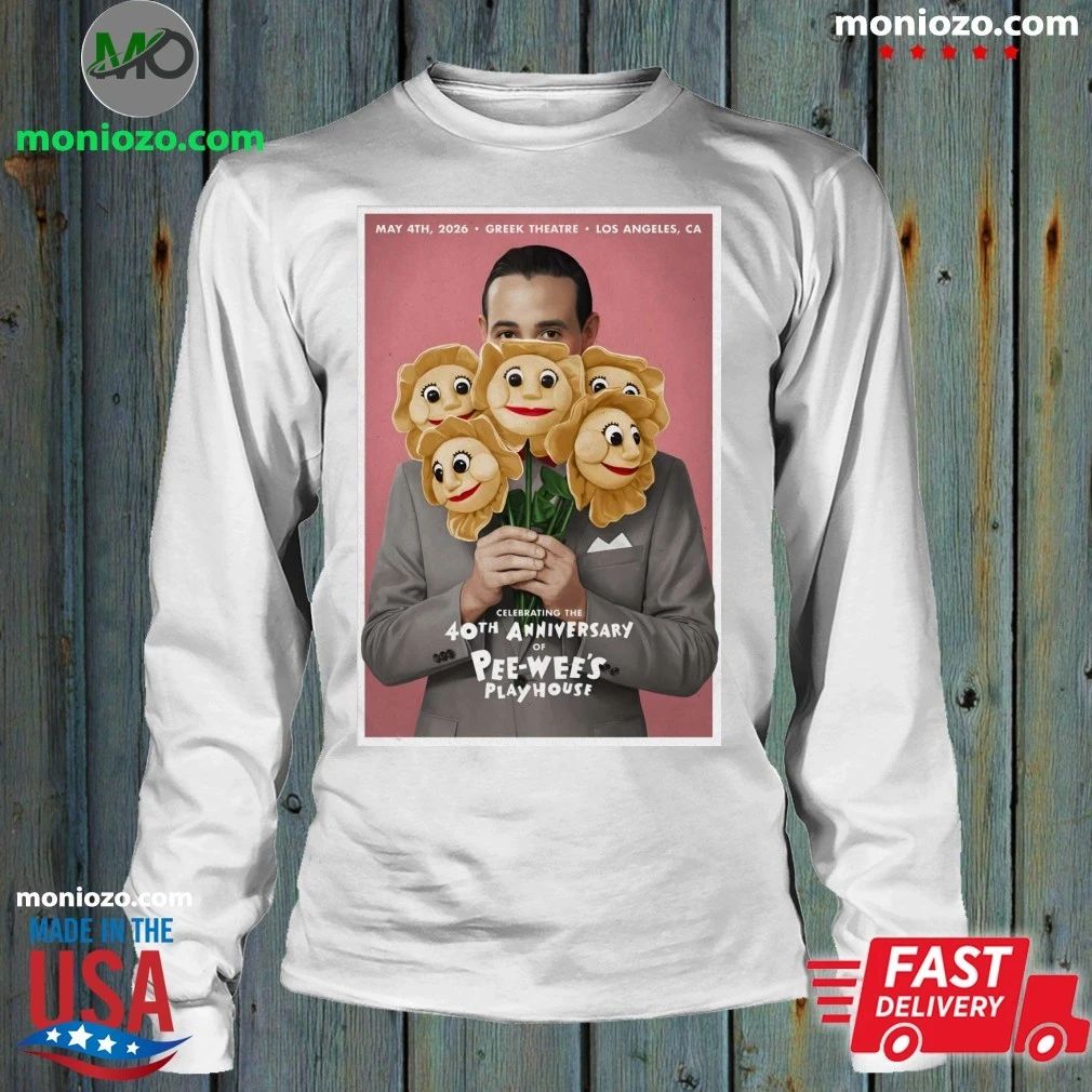 Pee-wee Herman Los Angeles CA May 4 2026 Poster Shirt