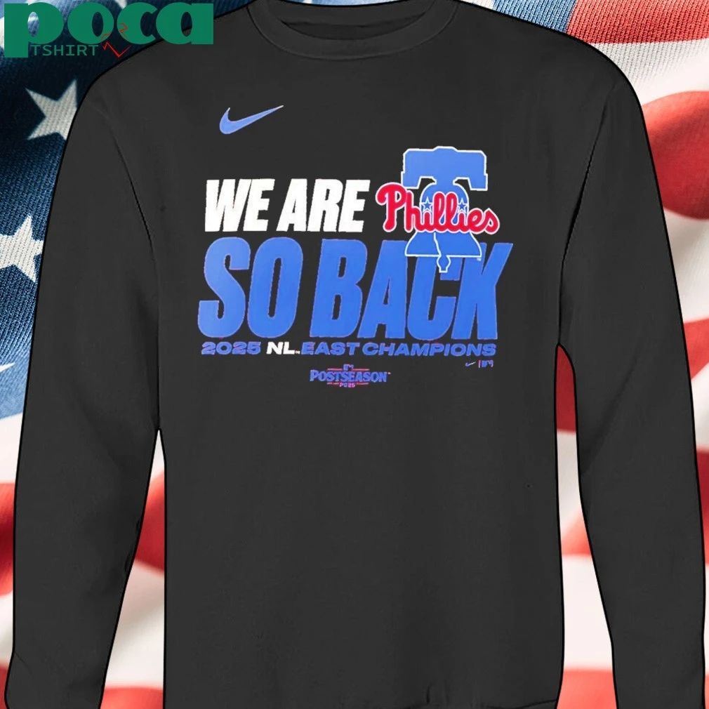 Philadelphia Phillies 2025 National League East Champions shirt