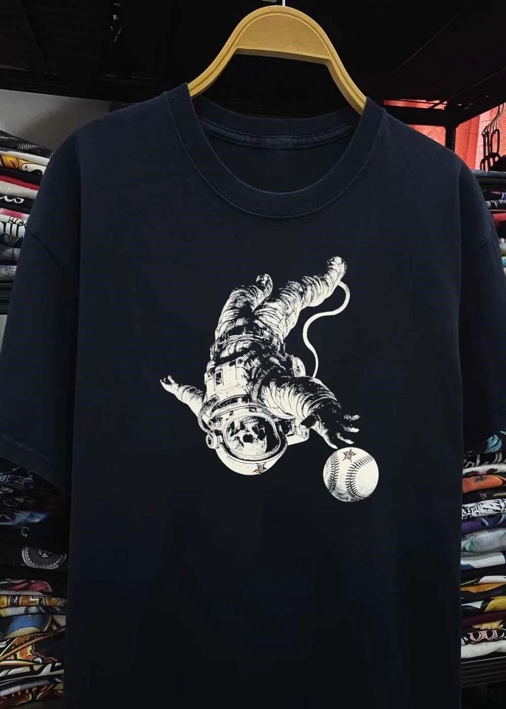 Astronaut Reaching for Baseball Houston Astros shirt