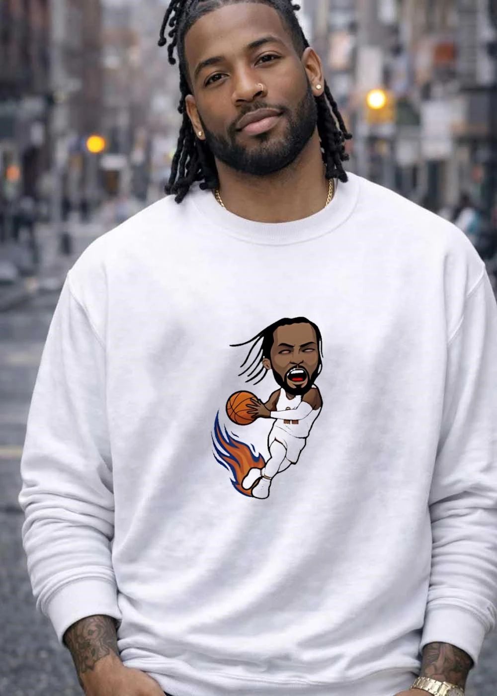 Kawhi Leonard Dribbling Basketball Cartoon Kawhi Leonard T-Shirt