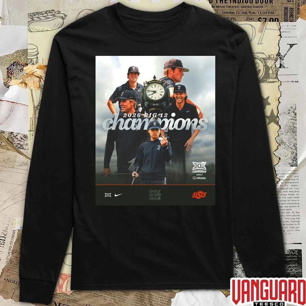 Back-to-back Big 12 Champions OSU Cowboy Golf Poster t-shirt