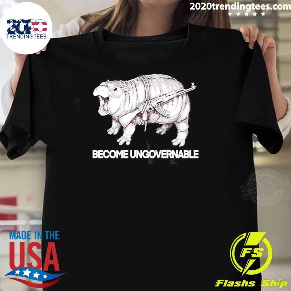 Moo Deng Become Ungovernable Pygmy Hippo Shirt