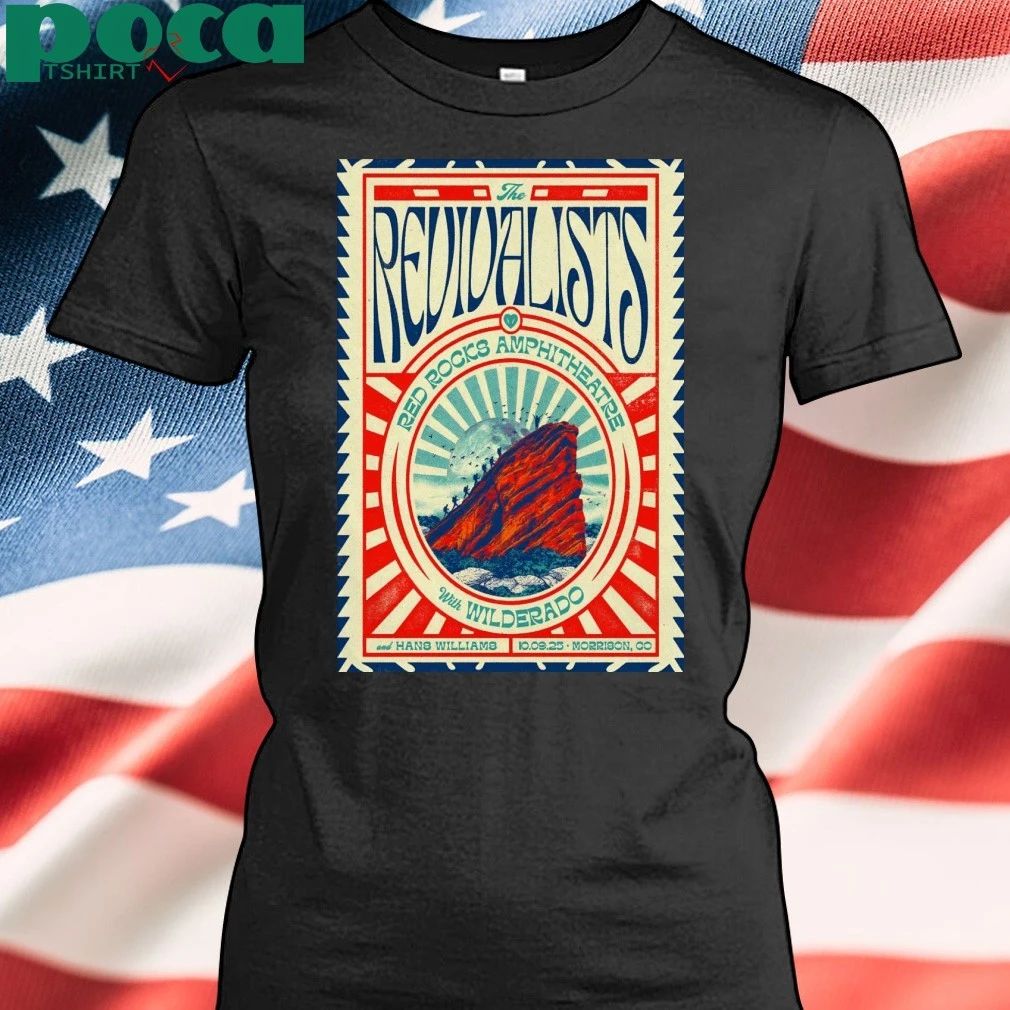 The Revivalists Oct 9 2025 Red Rocks in Morrison CO Poster T-shirt