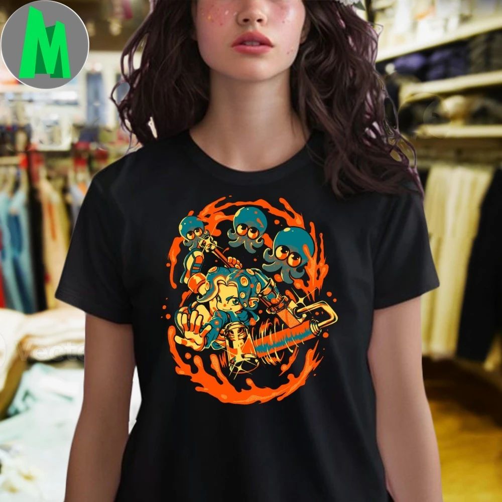 Splatoon Game Paint With Your Heart T-Shirt