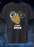 It Is in My DNA Green Bay Packers Milwaukee Brewers Shirt