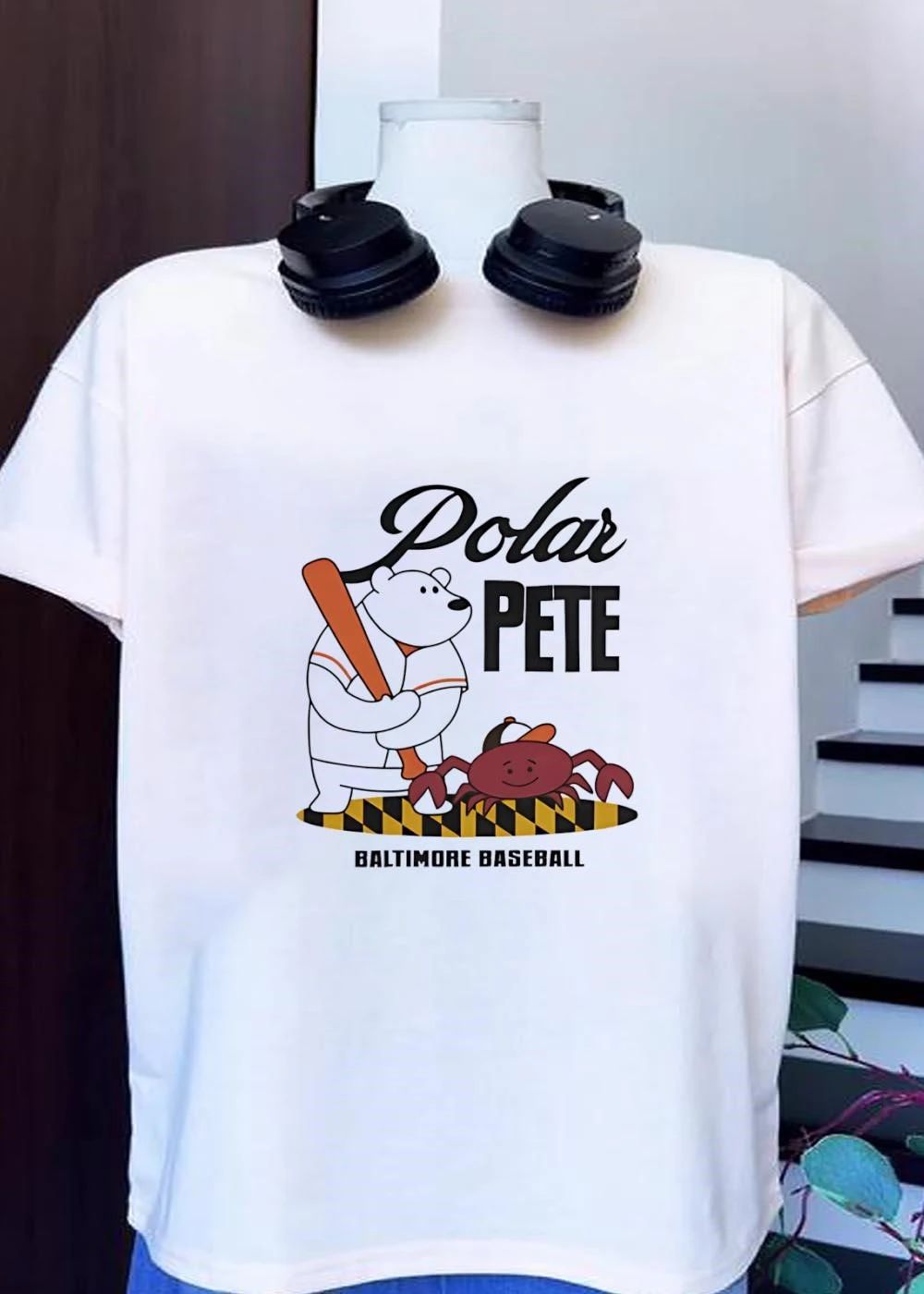 Polar Pete Baltimore Orioles baseball MLB Polar Pete Players Baltimore baseball shirt