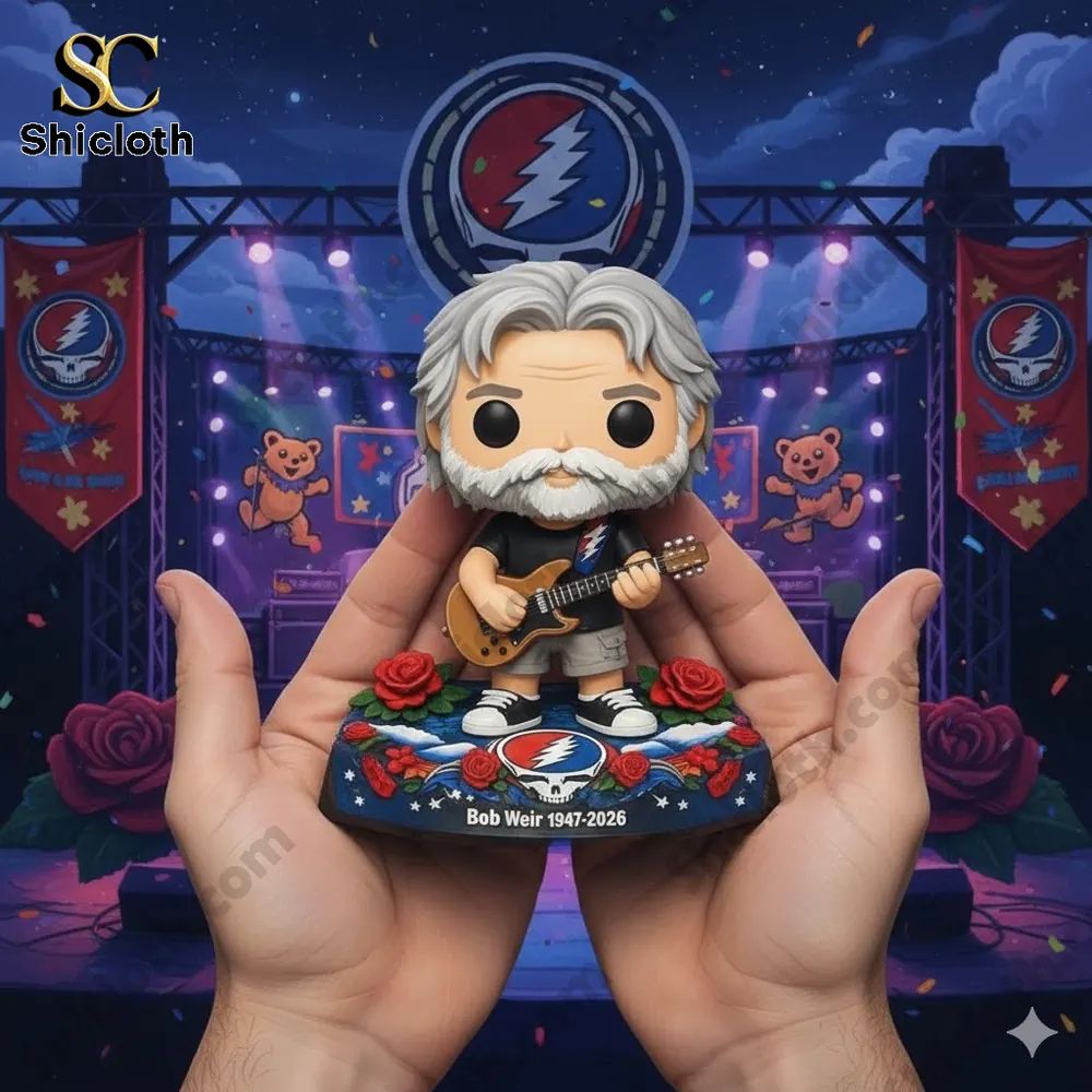 Grateful Dead Icons The Bob Weir 1947-2026 Memorial Figure Pop Doll