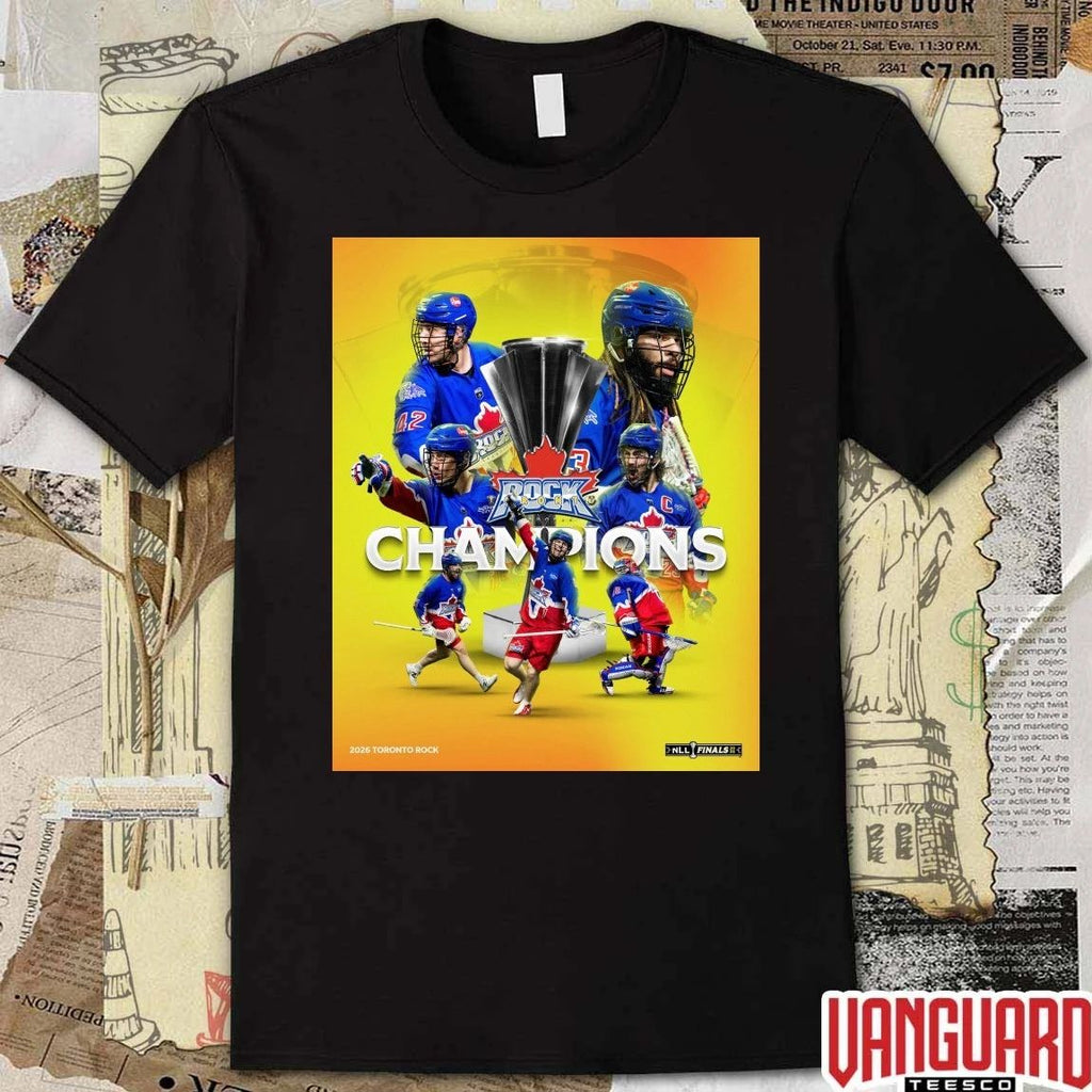 Celebrates Toronto Rock 2026 NLL Finals Champions Poster t-shirt