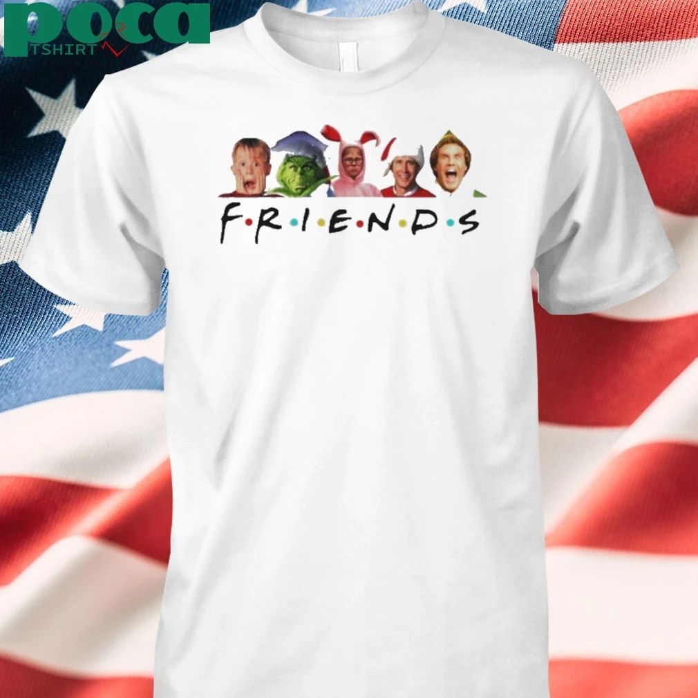 Friends The Grinch White Tee Shirt