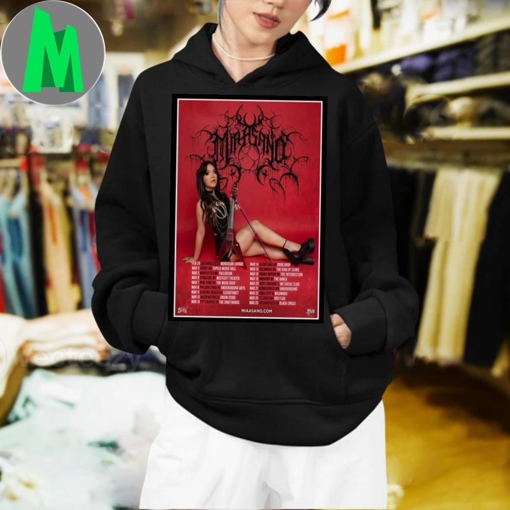 Mia Asano World Tour 2026 Poster Shirt