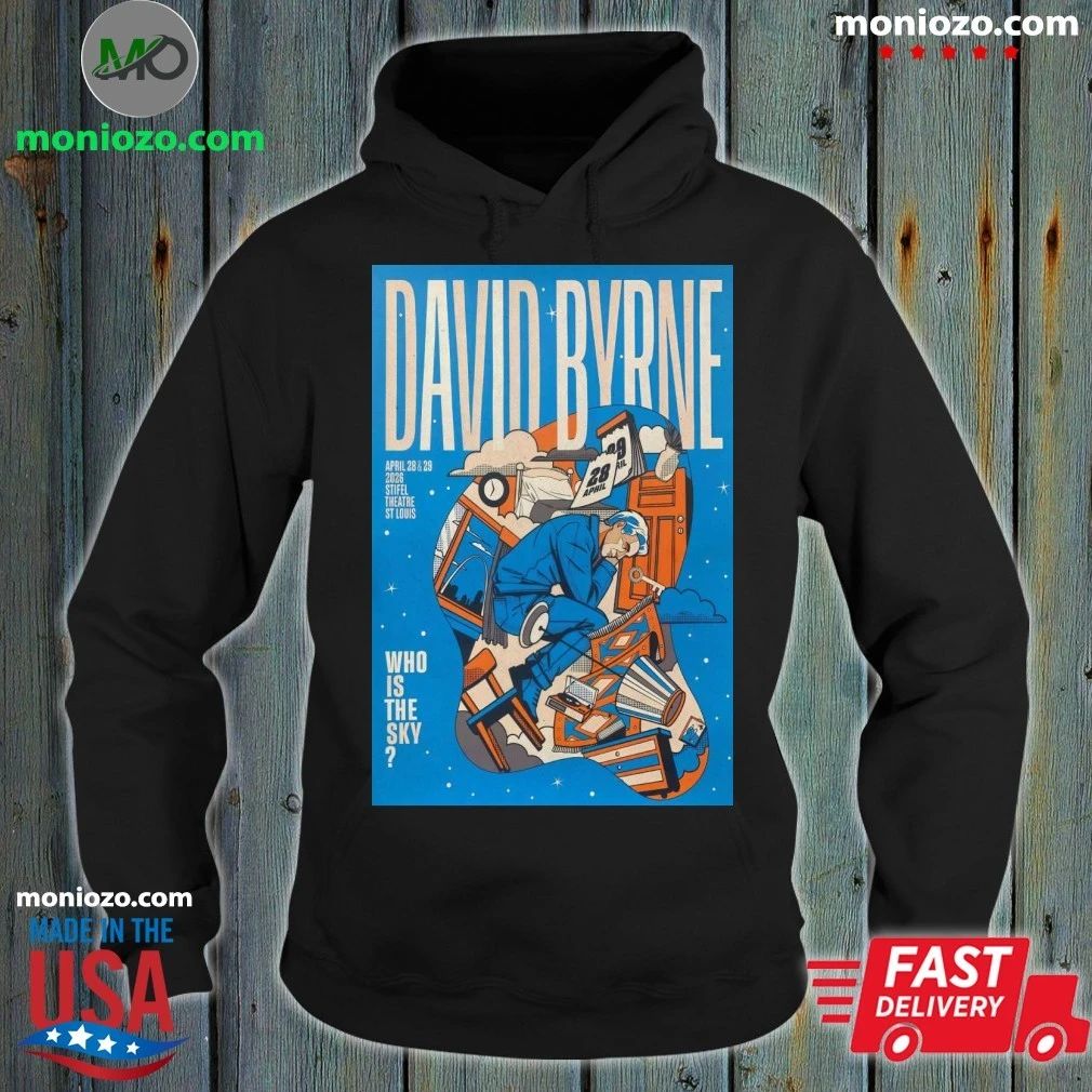 Original David Byrne 4 28-4 29 2026 St. Louis MO Poster T-Shirt