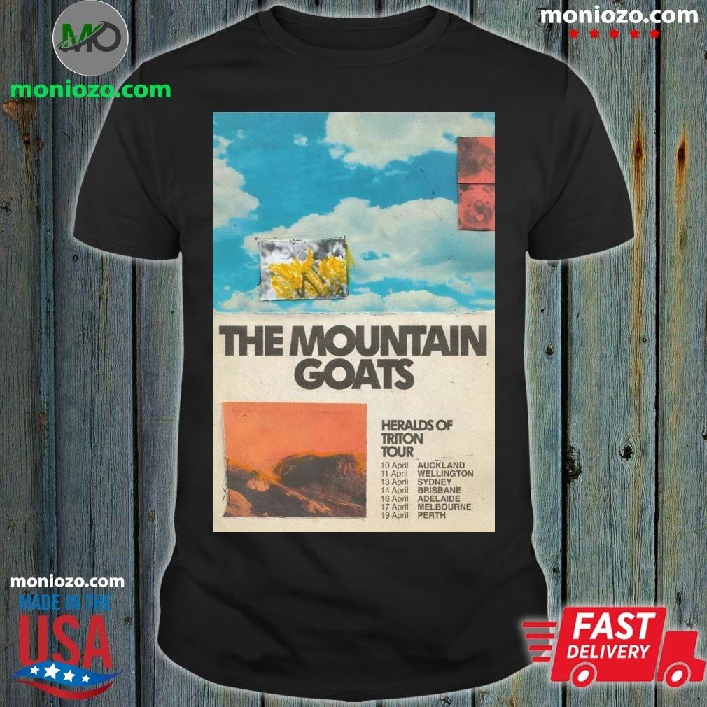 Original The Mountain Goats Heralds Of Triton Tour 26 Poster Shirt