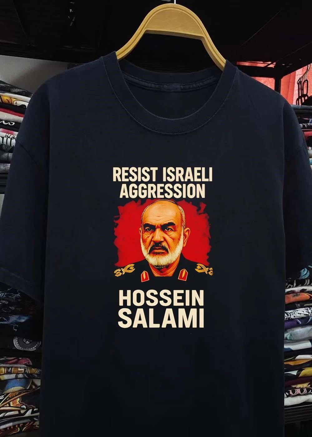 Resist Israeli Aggression Hossein Salami Tribute Shirt Iran Patriotic Memorial shirt