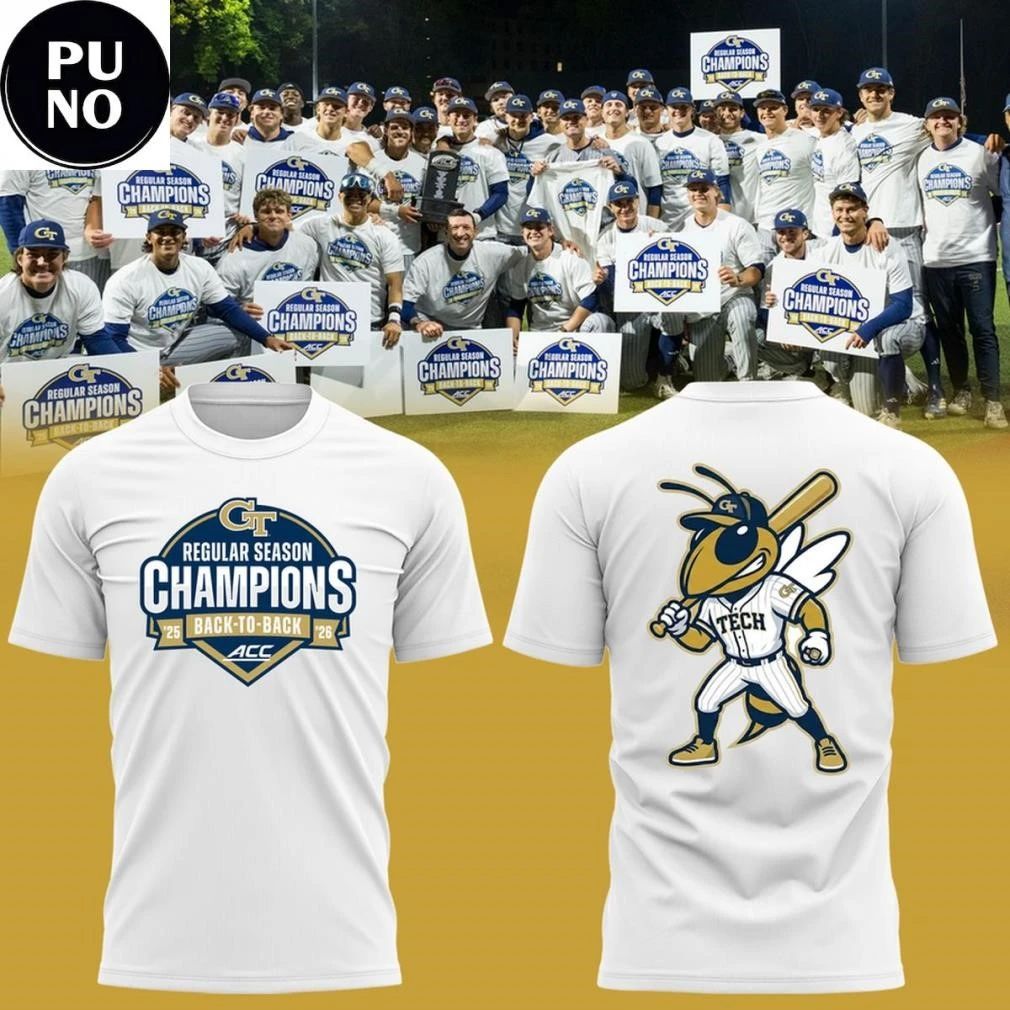 Georgia Tech Yellow Jackets ACC Champions 2026 Shirt