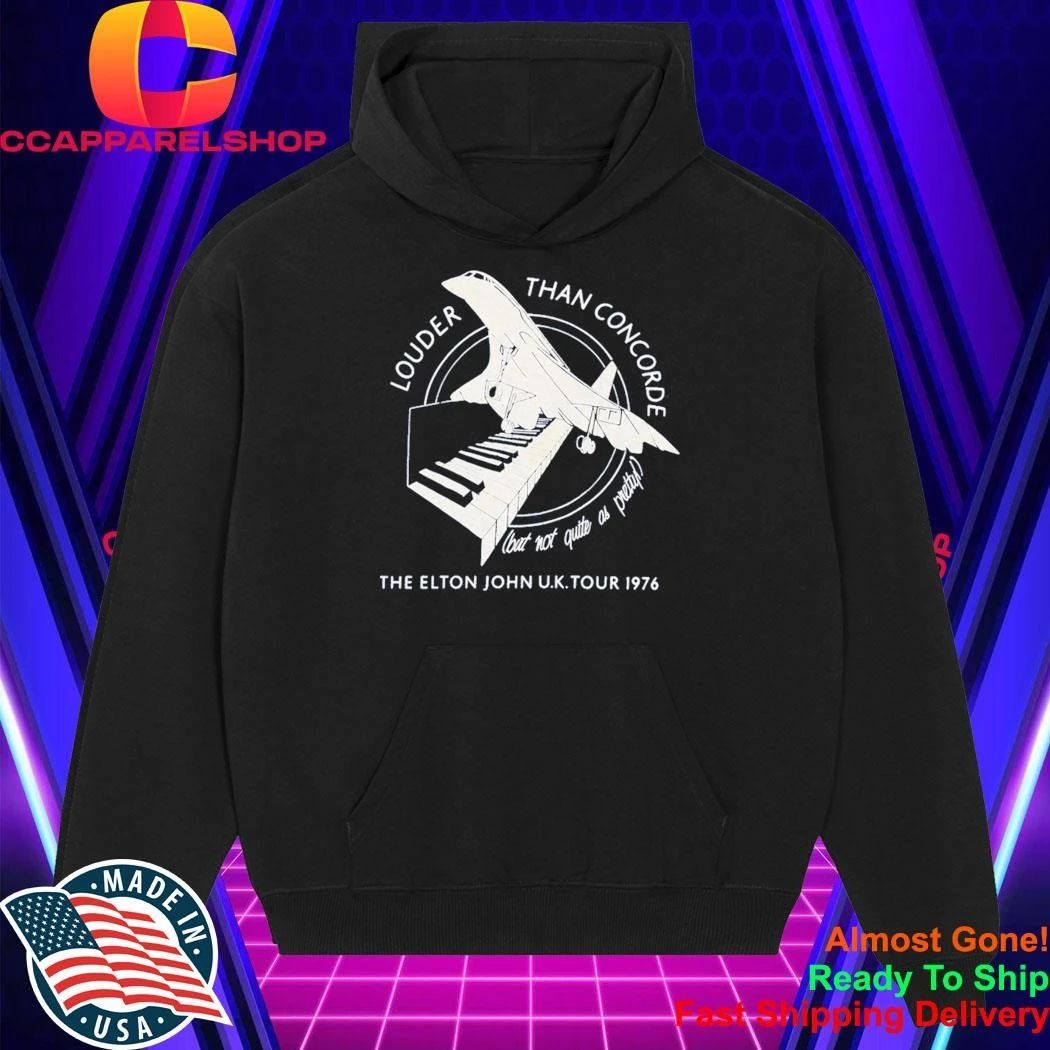 Olivia Rodrigo Pitchfork Elton John Uk Tour 1976 Louder Than Concorde Shirt