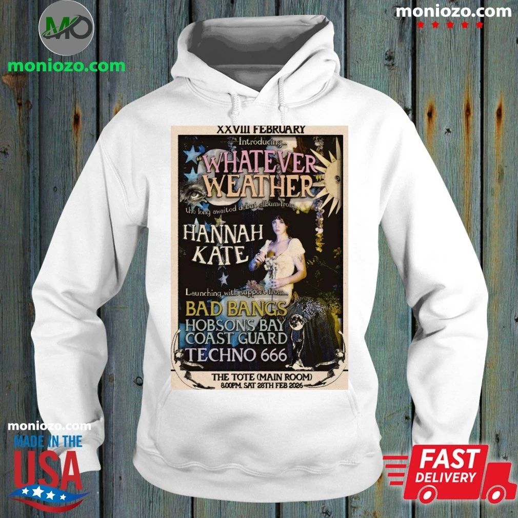 Hannah Kate Feb 28 2026 Poster The Big Announcement Shirt