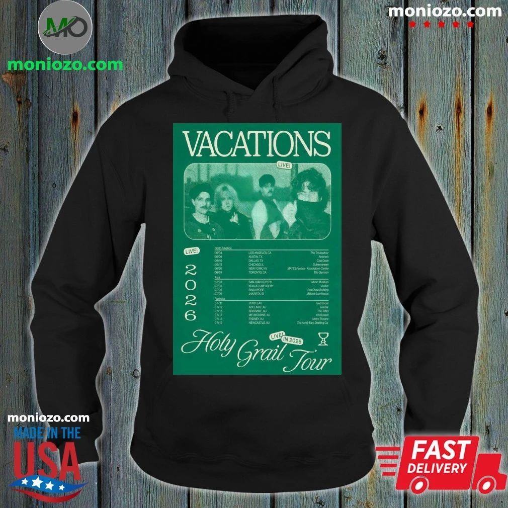 Original VACATIONS Holy Grail Tour 2026 Poster T-shirt
