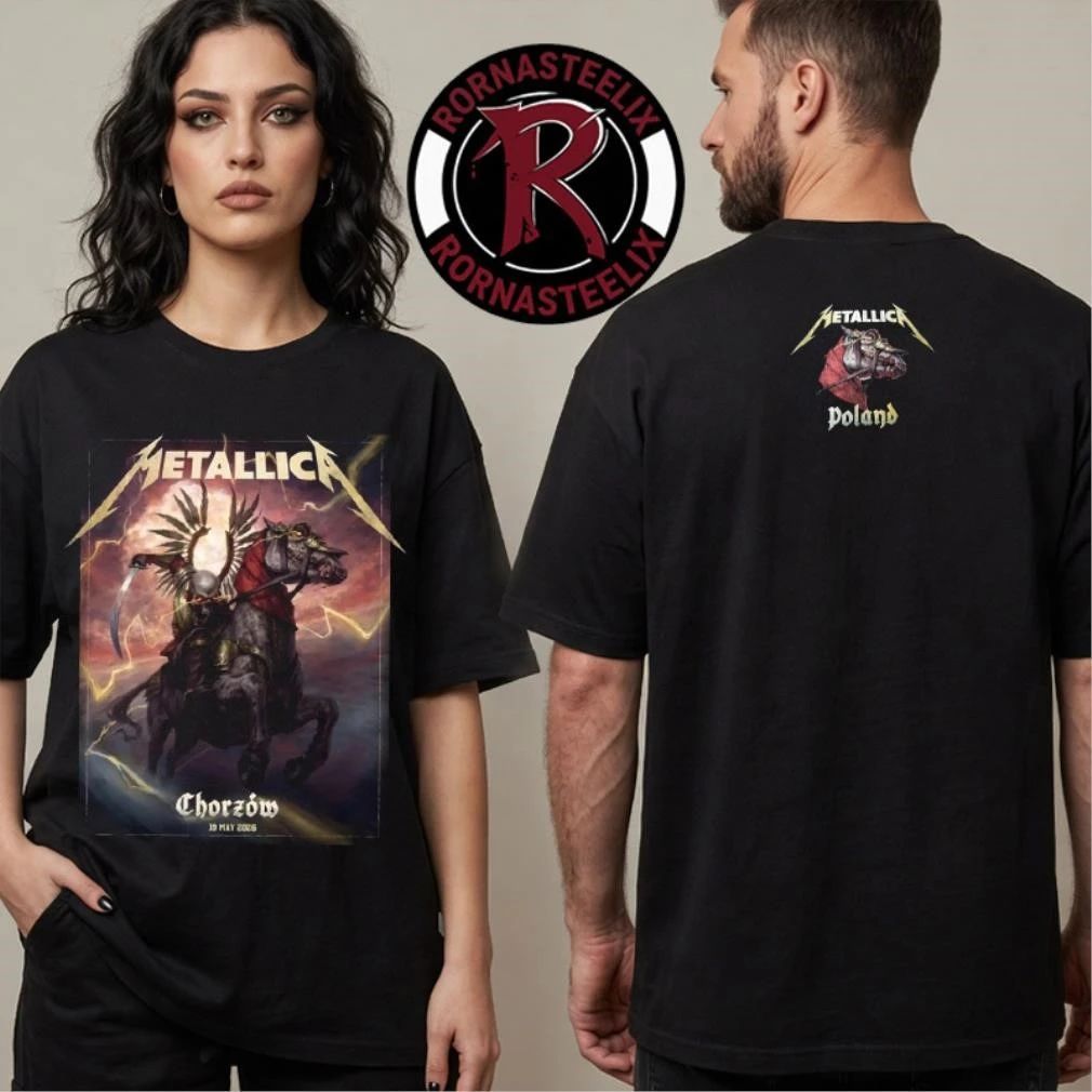 Metallica M72 Chorzow 2026 Pop Up Venue Tee At Stadion Slaski On 19 May 2026 Poland M72 World Tour 2026 Shirt
