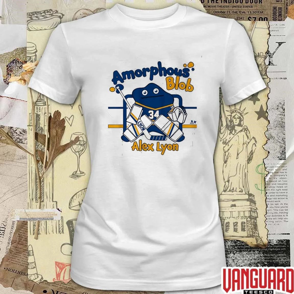 Alex Lyon Amorphous Blob Buffalo Sabres NHL Signature t-shirt