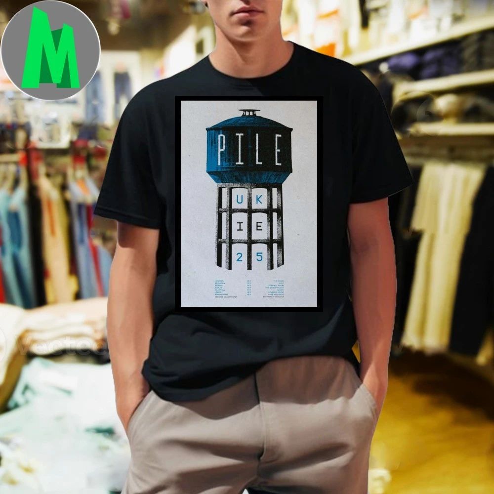 Pile UK & Ireland Tour 2025 Poster Shirt