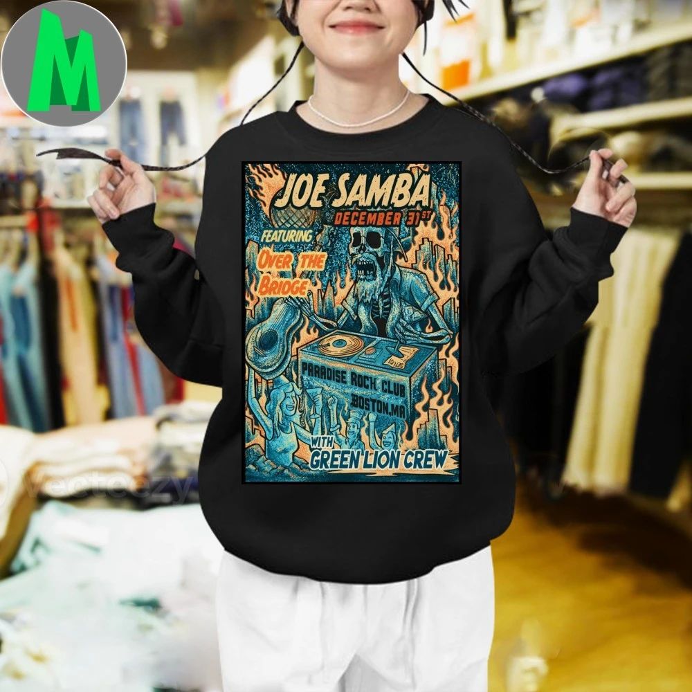 Joe Samba Paradise Rock Club In Boston MA Dec 31 2025 Poster Shirt