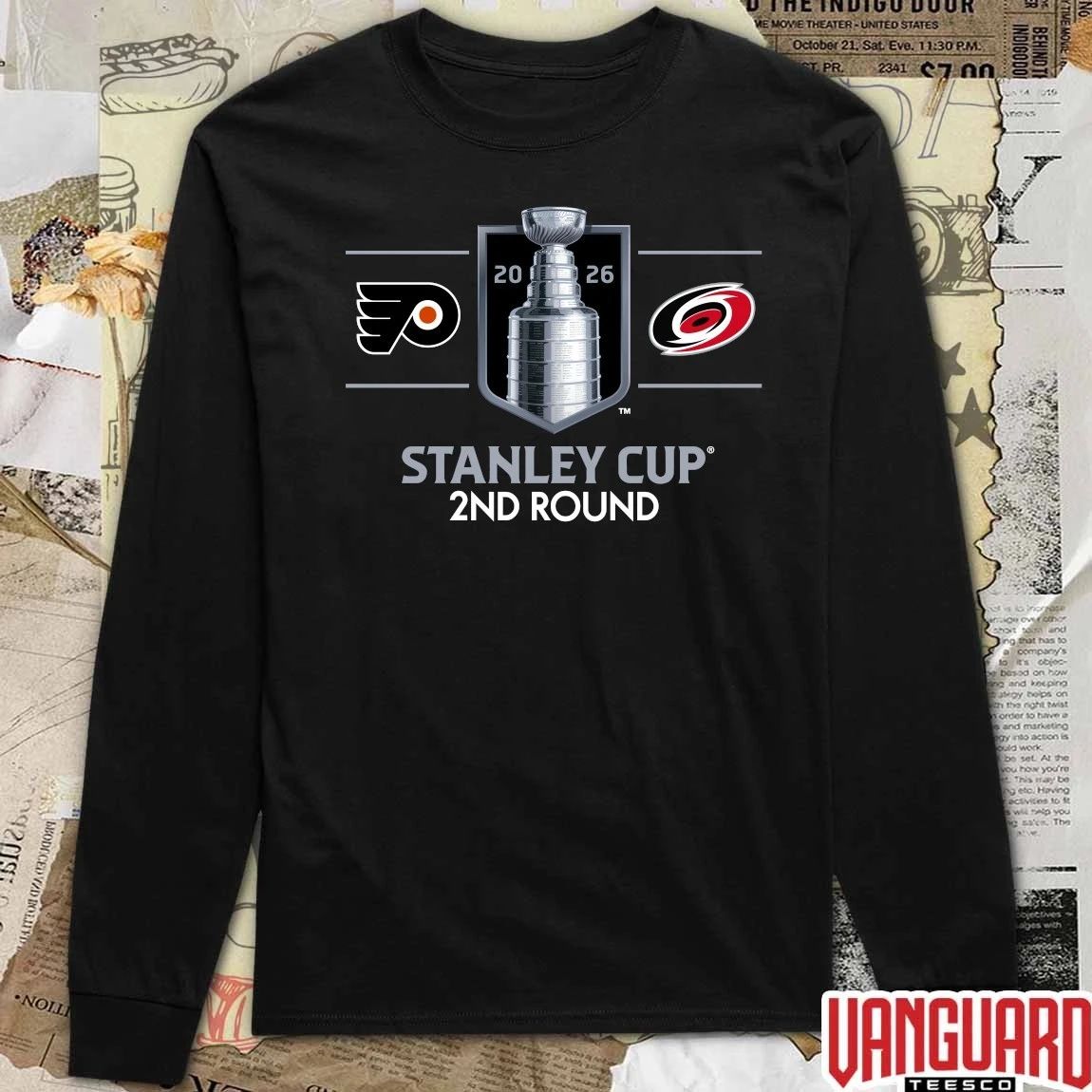 Original Philadelphia Flyers vs Carolina Hurricanes 2026 NHL Stanley Cup 2ND Round t-shirt