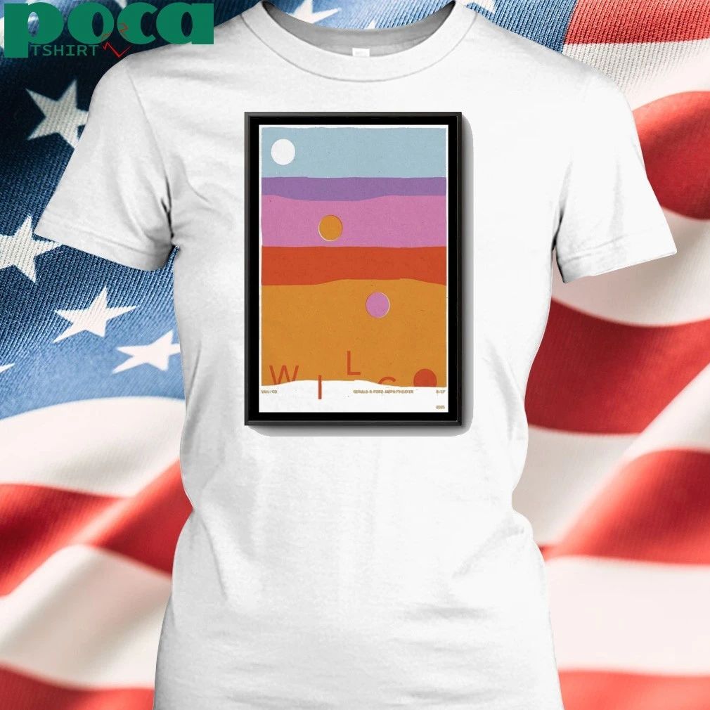 Wilco August 17, 2025 Gerald R. Ford Amphitheater, Vail, CO Poster shirt