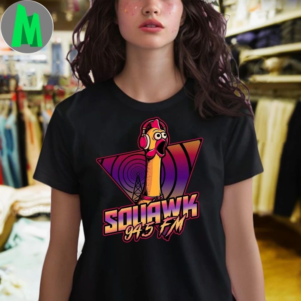 Original Chicken Vaporwave Radio SQUAWK 94.5 FM Shirt
