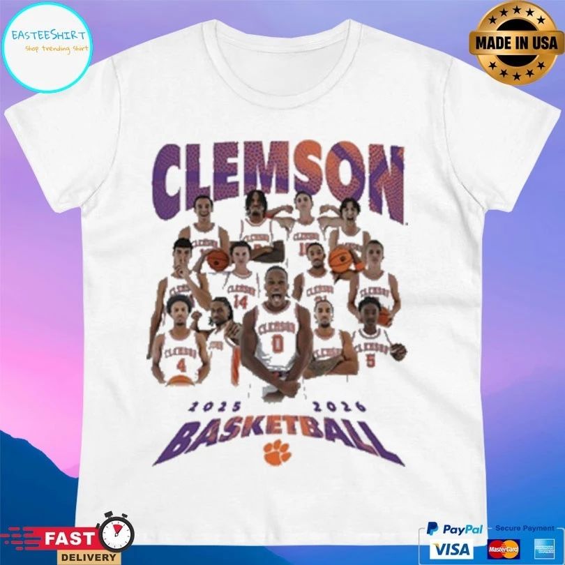 Clemson Tigers Men’s Basketball 2025-2026 T-shirts