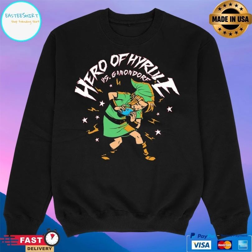 Hero Of Hyrule Vs Ganondorf Game Music Comic T-shirts