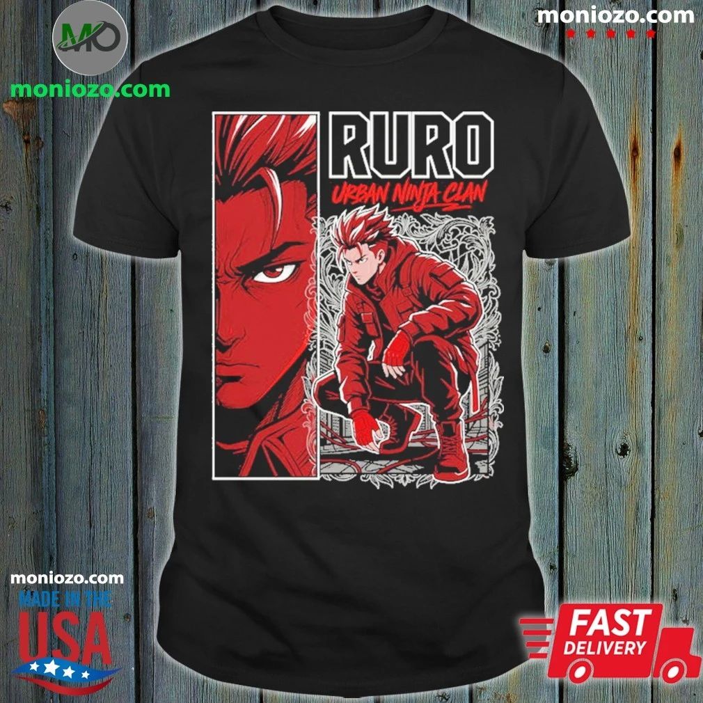 Original RURO Urban Ninja Clan Edgy Techwe Shirt