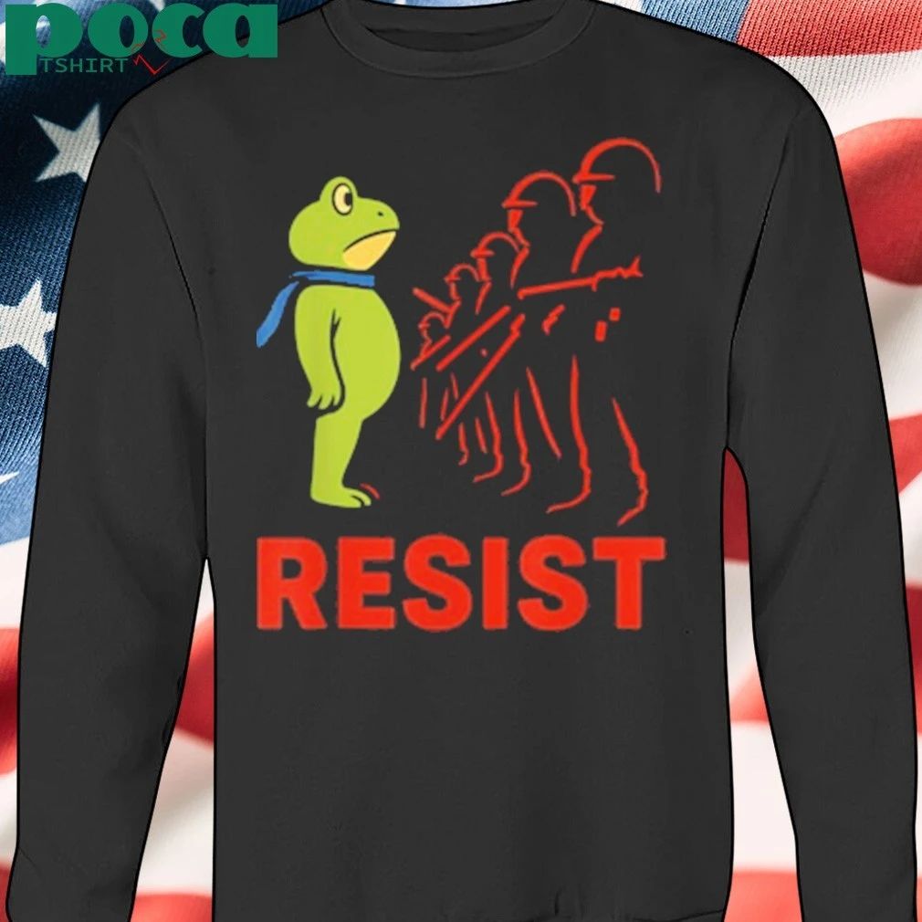Vintage Portland 2025 Resist Portland Frog Protest T-shirt