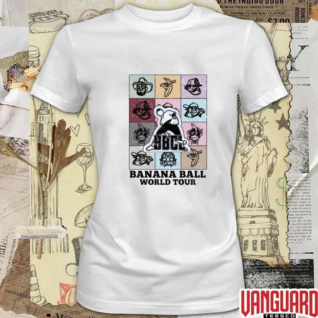 2026 Savannah Bananas Banana Ball World Tour t-shirt