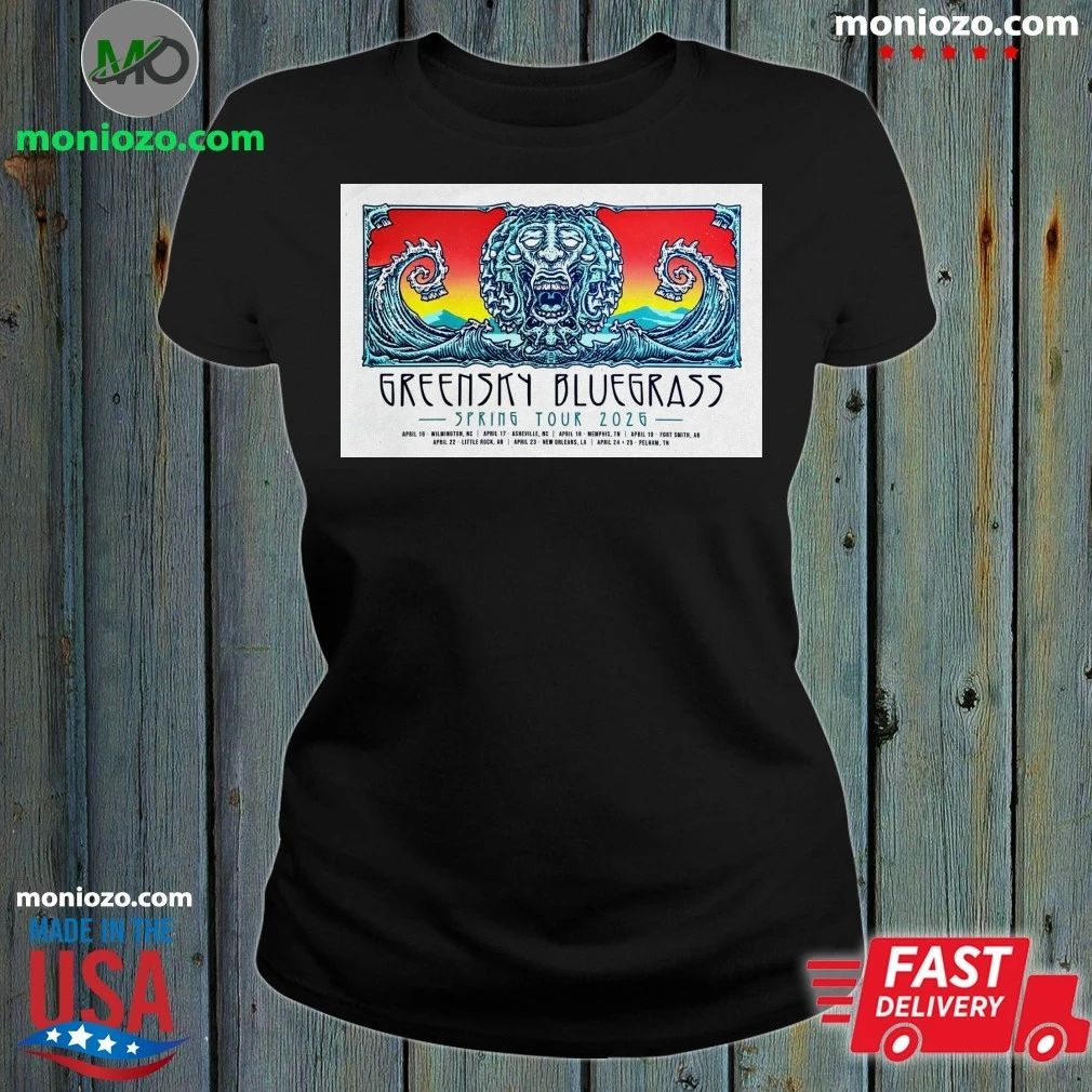 Greensky Bluegrass Spring Tour 26 Poster Shirt
