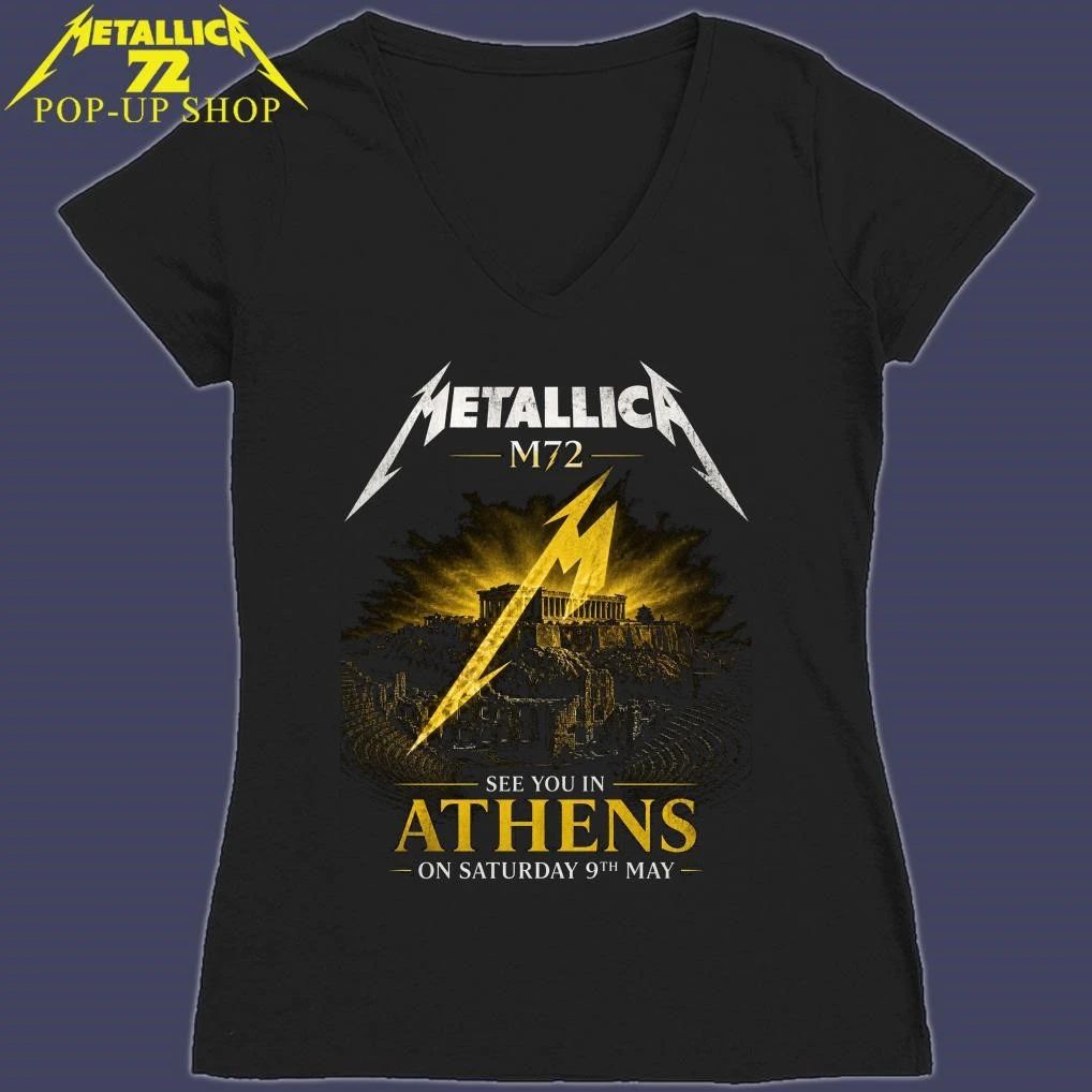 Metallica M72 See You In Athens On Saturday 9th May Shirt