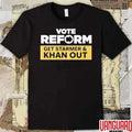 2026 Vote Reform to Get Starmer and Khan Out Reform UK t-shirt
