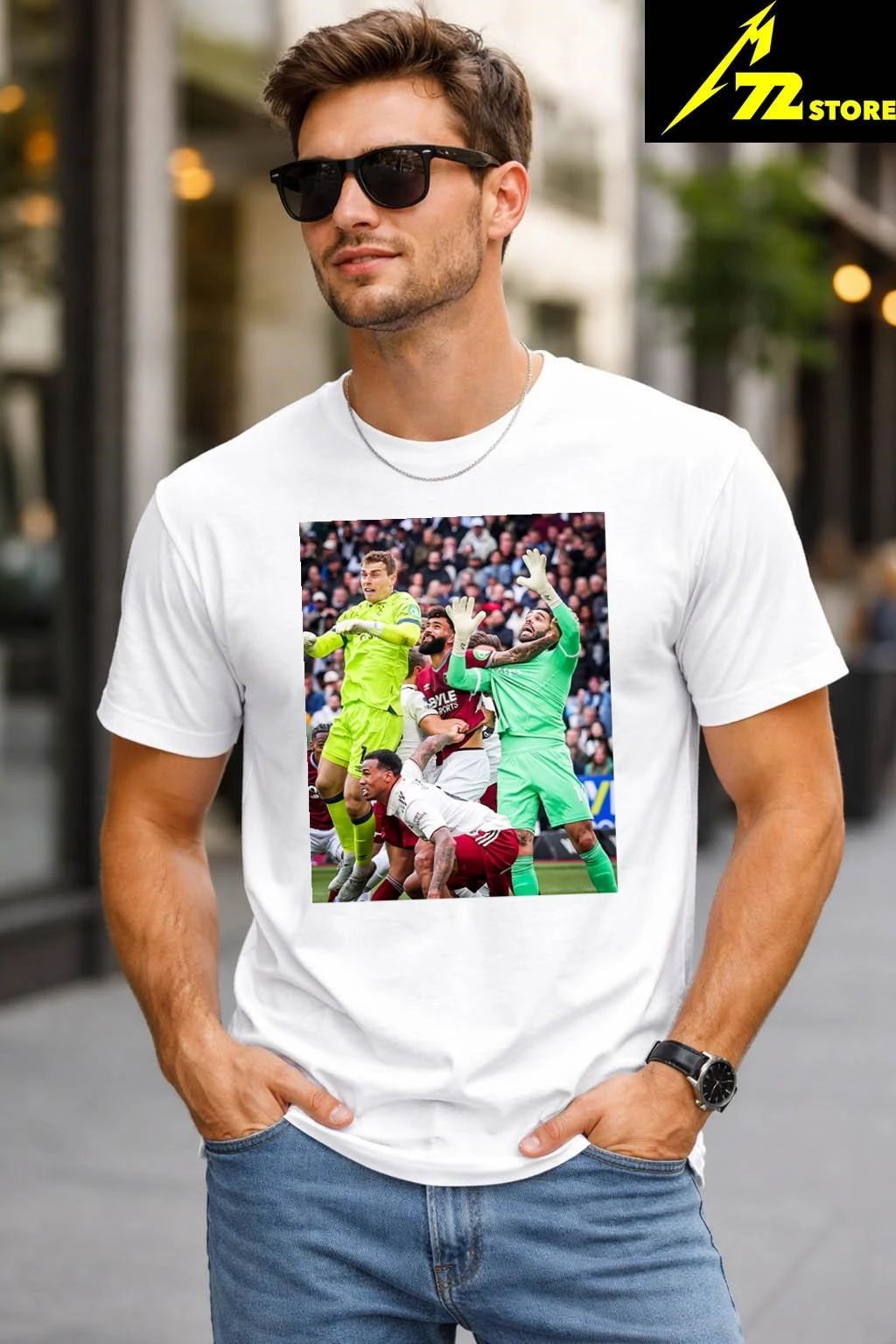 Pablo Fouled David Raya Shirt