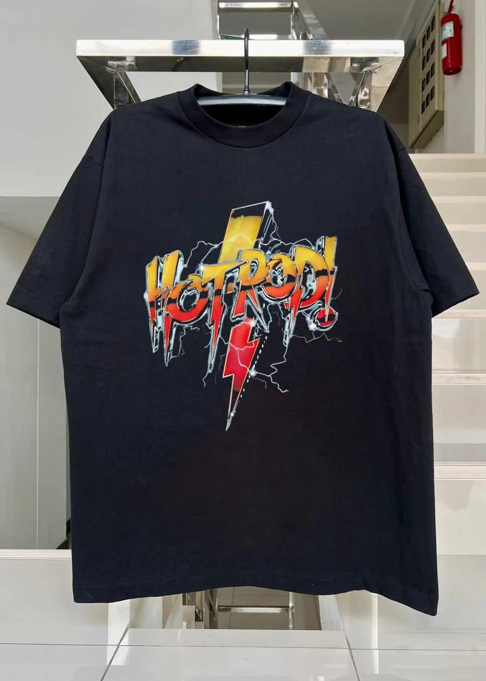 Lightning Bolt Logo Hot Rod T-Shirt