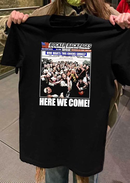 2026 Playoff Edition Vol Brun Invading A City Near You Soon Weathering Any Storm Chippy Out Who Wants This Knicks Smoke Here We Come Knicks T-Shirt