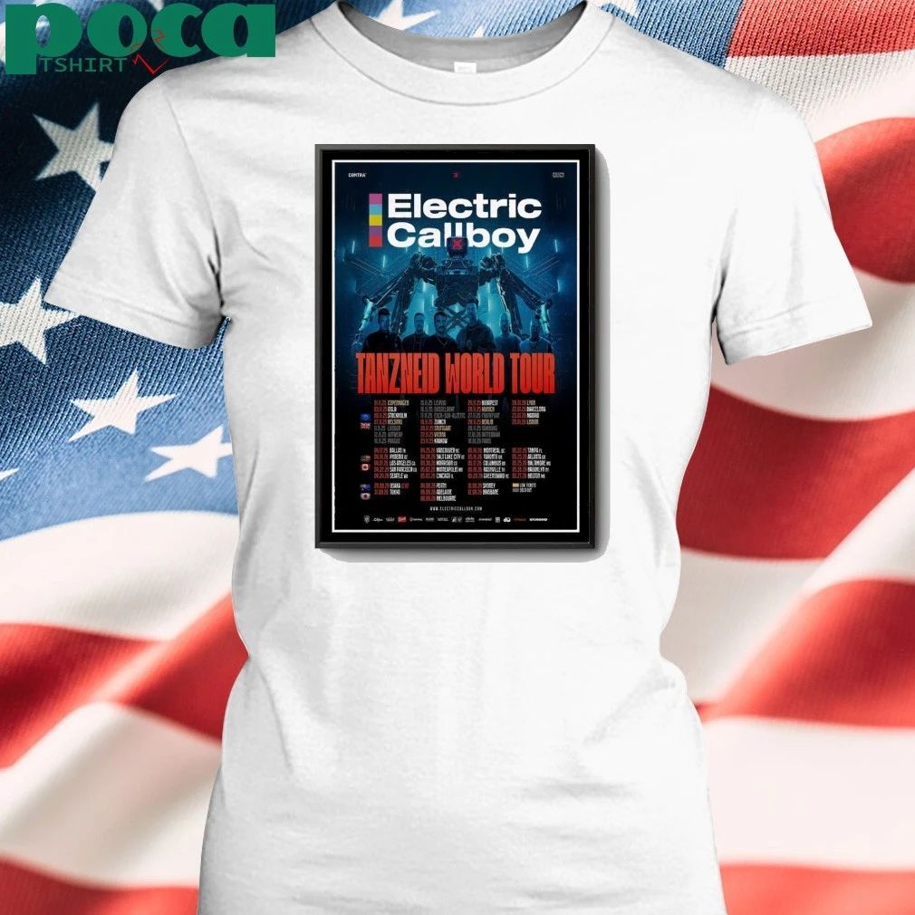 Electric Callboy Tanzneid World 2026 Poster shirt