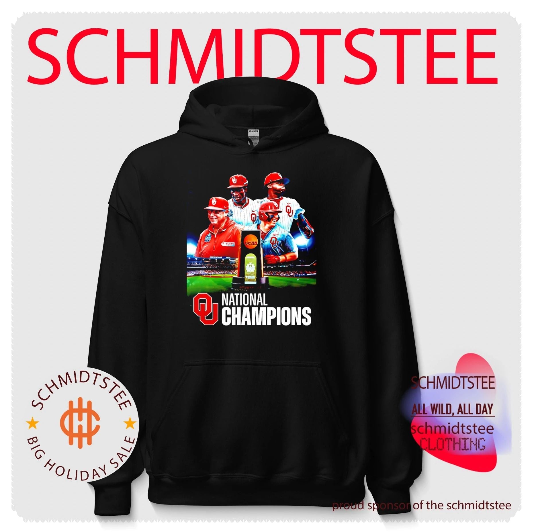 Oklahoma Sooners NCAA National Champions shirt