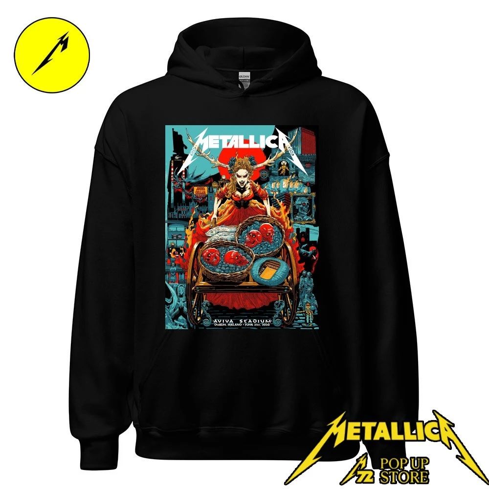 Metallica Dublin Pop-Up Store T-Shirt – Mick Cassidy Artwork Edition